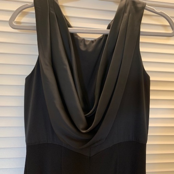 Formal Black Dress with scoop back - Picture 3 of 4